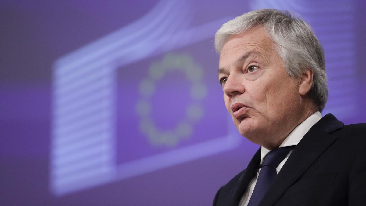 El comisario europeo de Justicia, Didier Reynders.