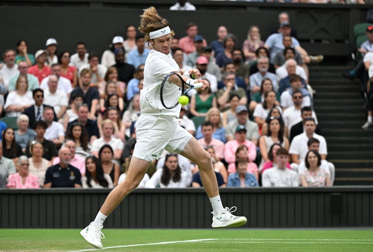 Wimbledon: Andrey Rublev - Carlos Alcaraz, en imágenes.