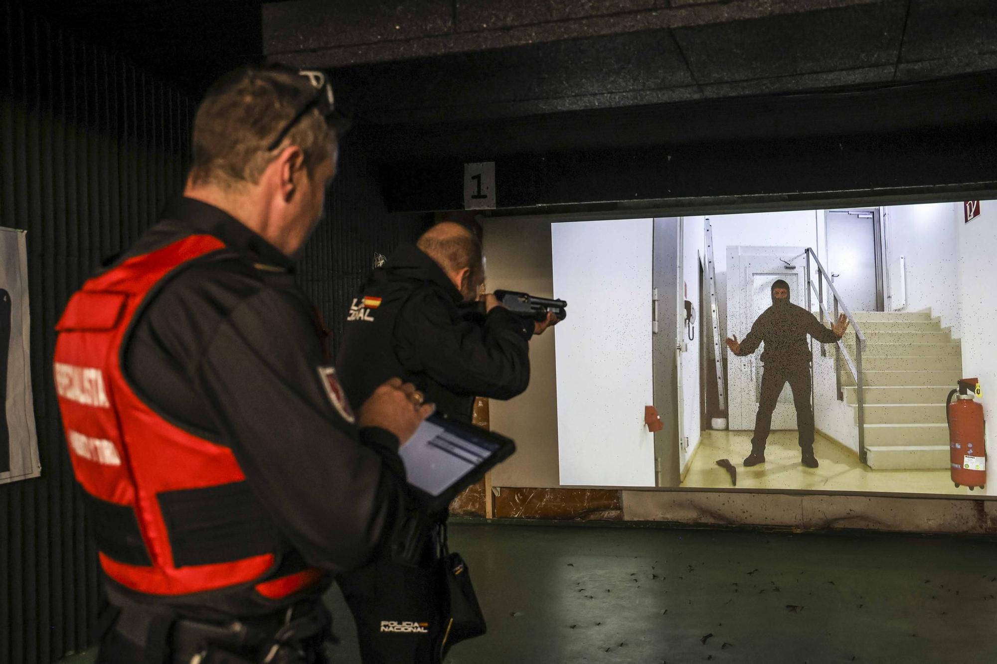 Nueva galería de tiro con munición real para la Policía Nacional de Alicante