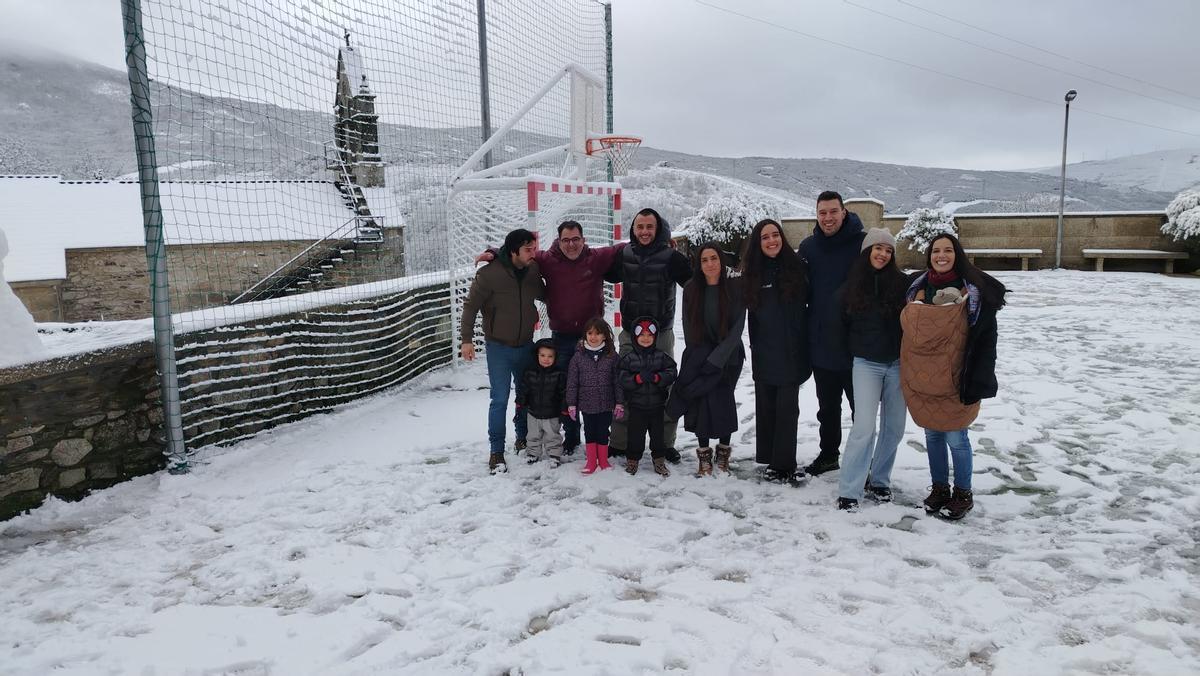 Primeras nevadas en Sanabria.