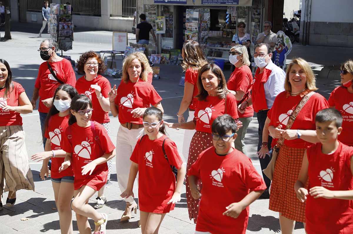 Flashmob por la donación en Córdoba en la Semana del Donante.