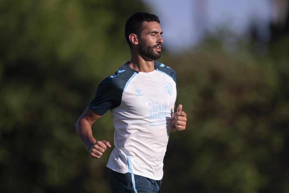 Einar Galilea, durante un entrenamiento.