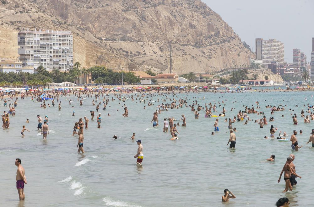 El aire del Sáhara eleva las máximas hasta los 37º en el interior de Alicante.