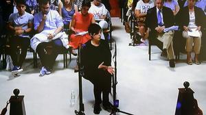 Rosario Porto declarant davant el jutge.