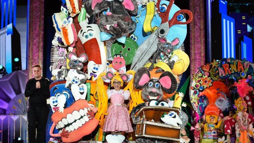 María Alonso Castro, reina infantil del Carnaval de Maspalomas.