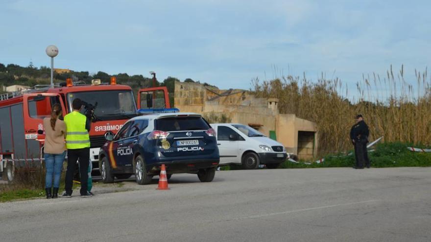 La caseta en la que apareció el cadáver del vecino de Manacor.