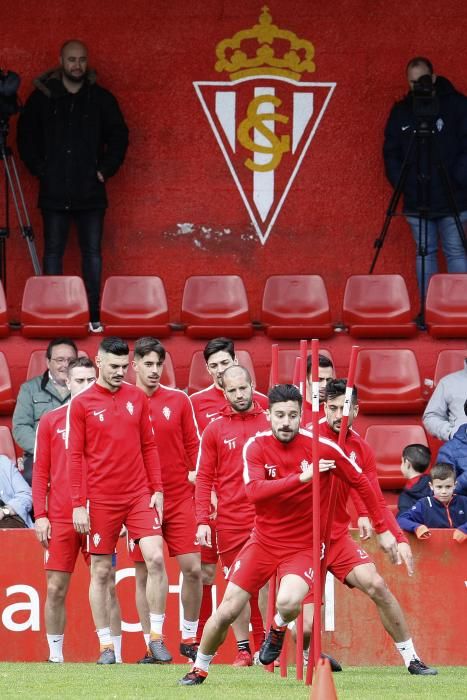 Entrenamiento del Sporting