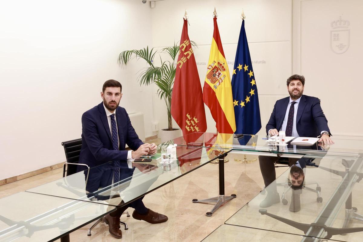 José Ángel Antelo y López Miras, este jueves en San Esteban