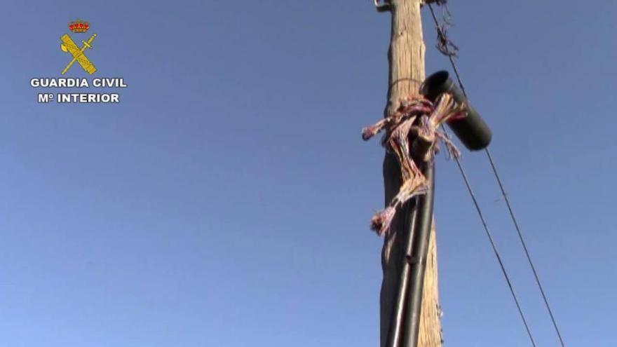 Cuatro detenidos por robar cable de cobre en Estación de Cártama