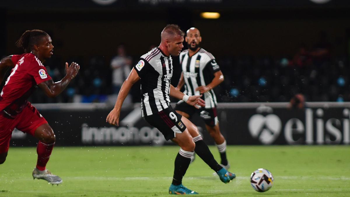 Alfredo Ortuño, en un partido de esta temporada