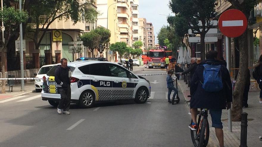 Un escape de gas obliga a cortar varias calles de Gandia