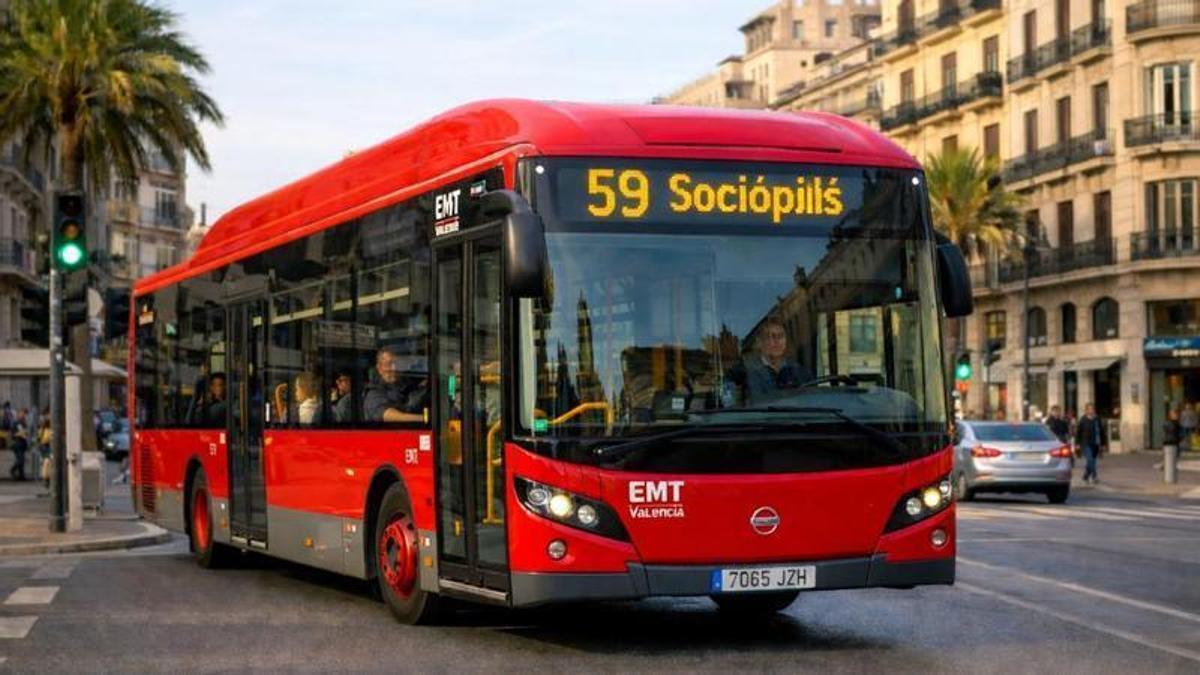 La nueva línea 59 presta servicio entre la Estación del Norte, la pedanía de La Torre y Sociópolis, conectando además con el Hospital Doctor Peset, los distritos de Patraix, Jesús y el centro de la ciudad.
