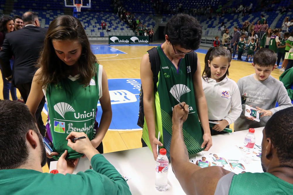 El Unicaja abre su entrenamiento al público