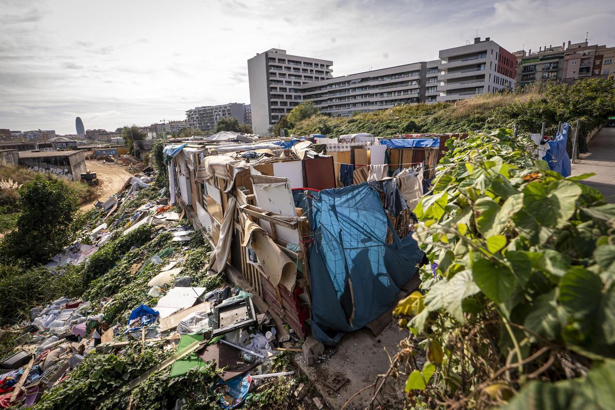 Así están las obras de la futura estación de la Sagrera