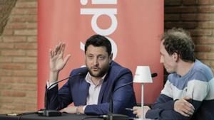 El alcalde de Tarragona, Rubén Viñuales, en el coloqui con EL PERIÓDICO.