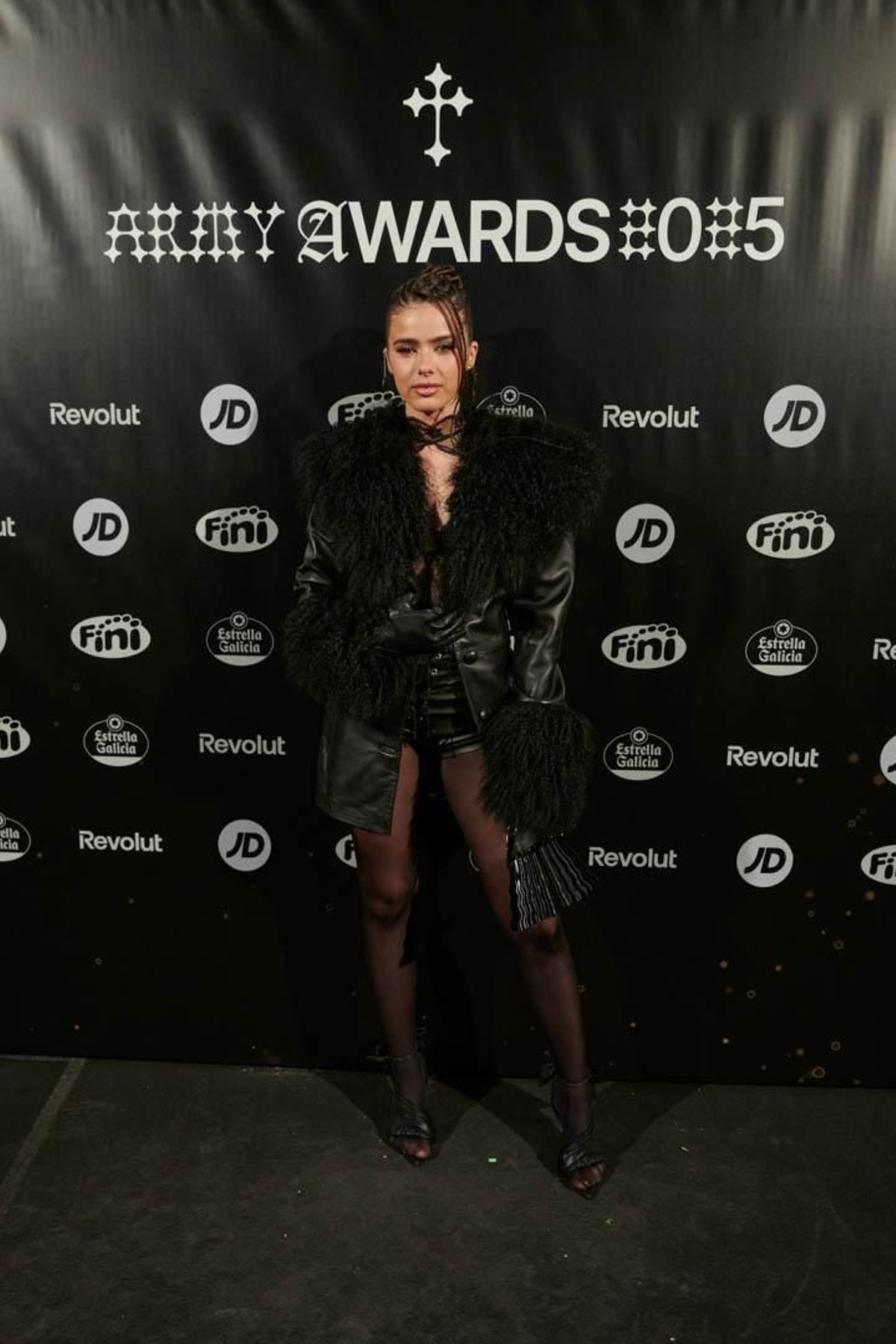 La influencer Mar Lucas fue de las que más se detuvo con los medios