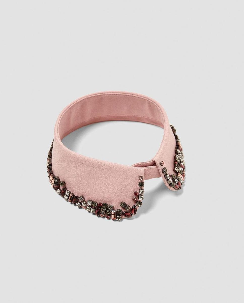 Cuello joya rosa, Zara