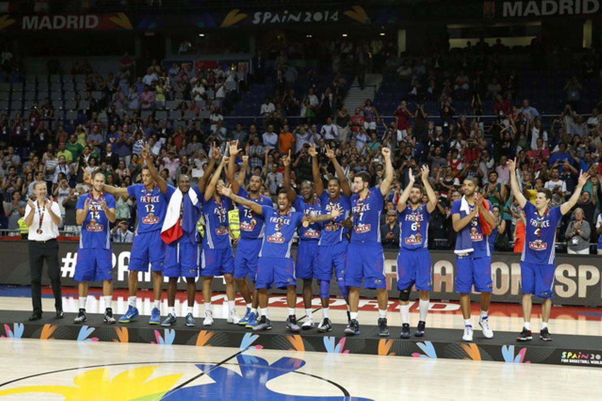 Francia, medalla de bronce en el Mundial de Baloncesto Francia, medalla de bronce en el Mundial de Baloncesto