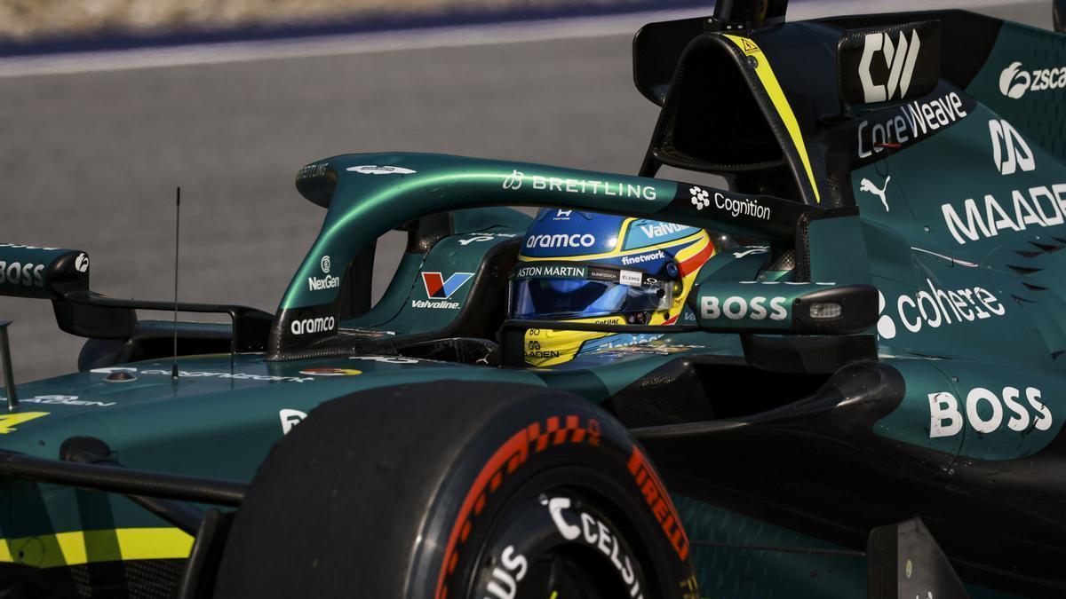 Fernando Alonsno, protagonista en Hungaroring