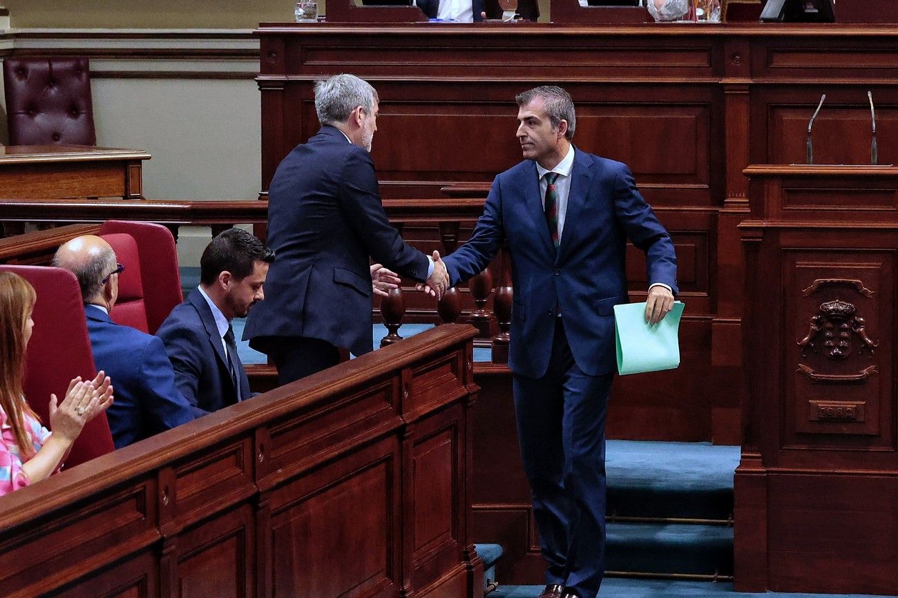 Segunda sesión del debate de investidura en el Parlamento de Canarias