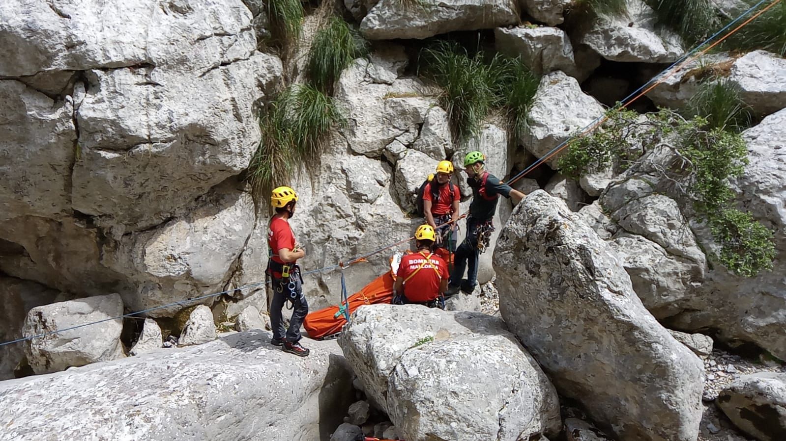 Rescatan a un excursionista en Escorca