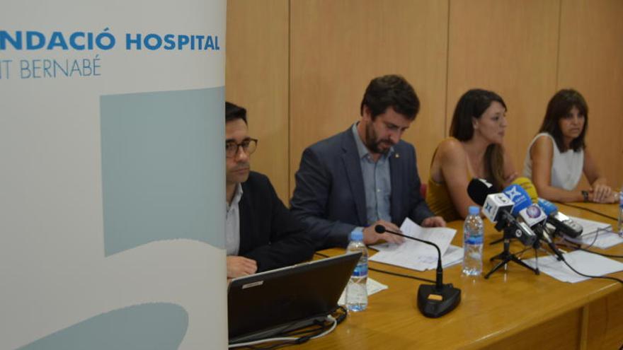 Presentació del traspàs de la gestió de l´hospital Sant Bernabé, aquest dilluns.