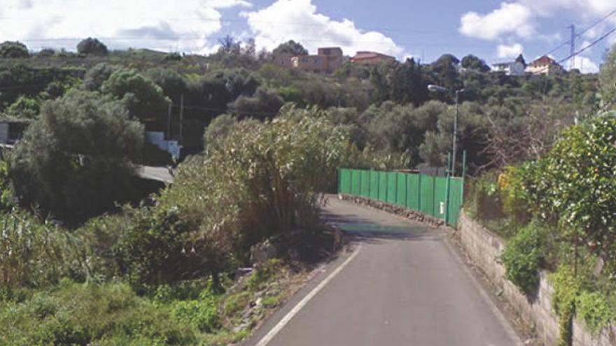 Gran Canaria inicia la construcción de un muro de contención en la carretera de Pino Santo