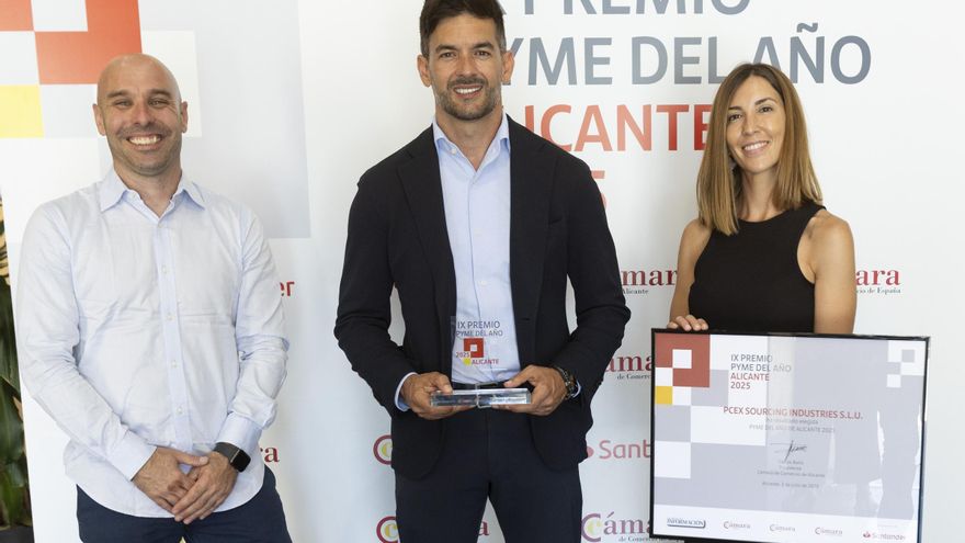 El grupo Pcex se alza con el Premio Pyme 2025 en Alicante