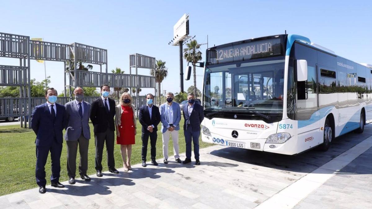 El transporte público de Marbella aumenta un 49% los usuarios en 2021 y supera los cuatro millones de viajeros