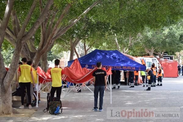 Simulacro: dos grandes terremotos en la Región de Murcia y sus consecuencias