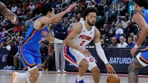 Los Pistons se llevaron la victoria ante OKC