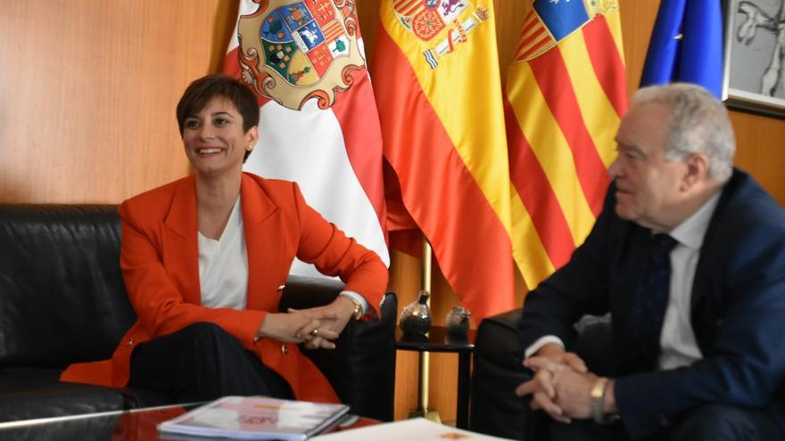 La ministra Isabel Rodríguez visita la Diputación de Huesca y se reúne con su presidente