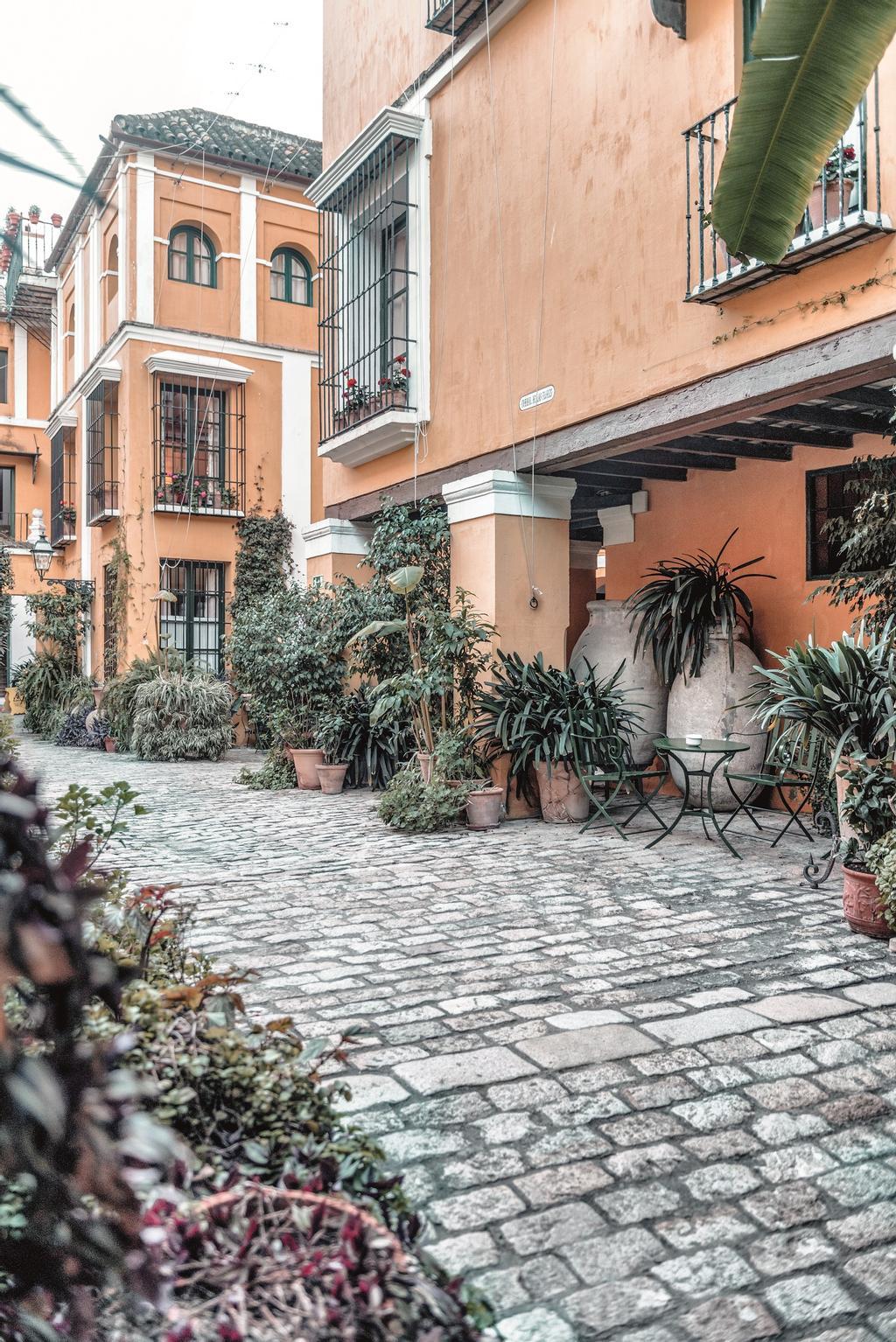 Patio en el casco histórico de Sevilla.