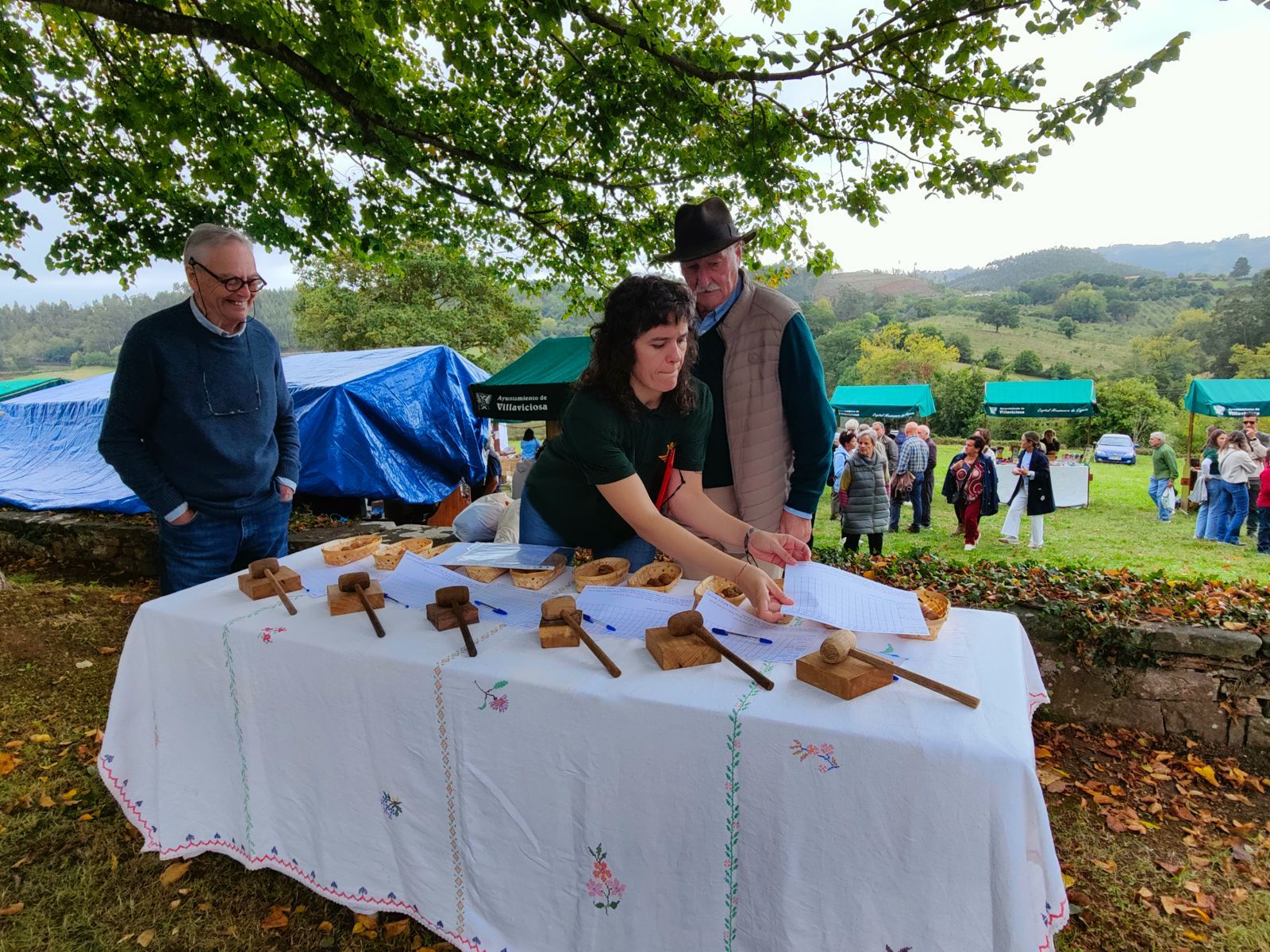 Así vivió Camoca su feria del lino y las nueces