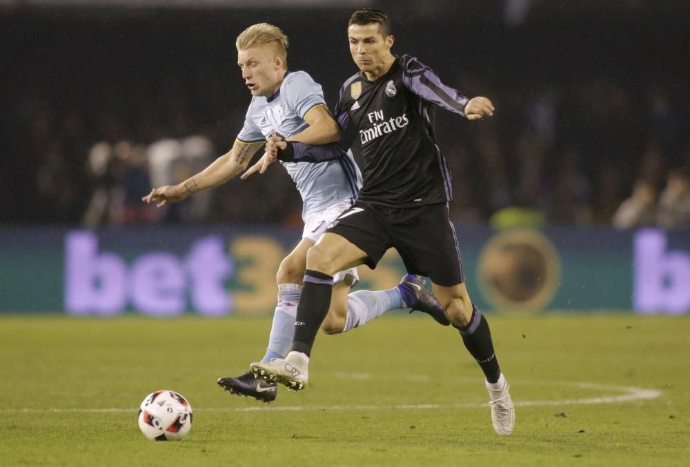 Las mejores imágenes del partido de vuelta de los cuartos de final de Copa del Rey entre el Celta y el Madrid.