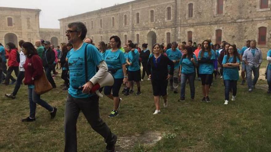 El primer camí solidari organitzat per recollir fons.