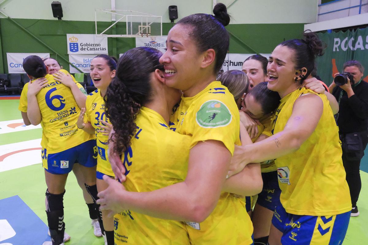 El Rocasa Gran Canaria se corona en la Liga Guerreras Iberdrola por segunda vez siete años
