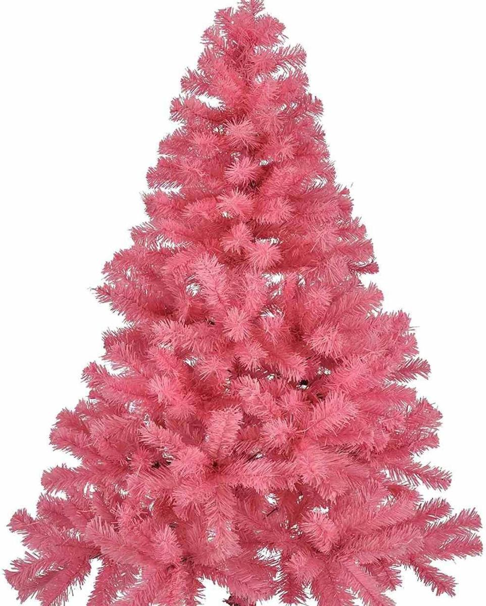 Árbol de Navidad rosa intenso de 1,50 metros