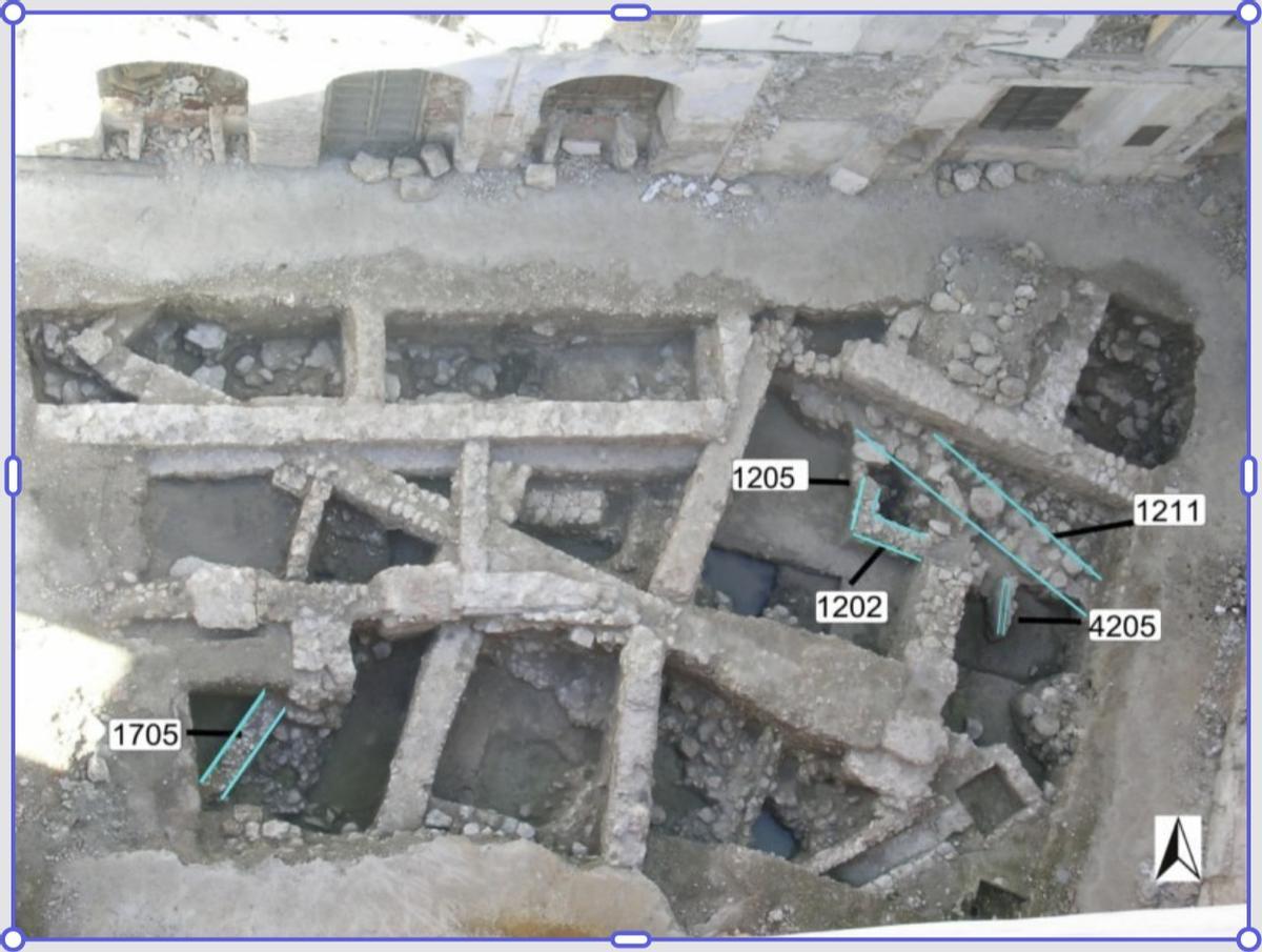 El yacimiento ibero, antes de su destrucción