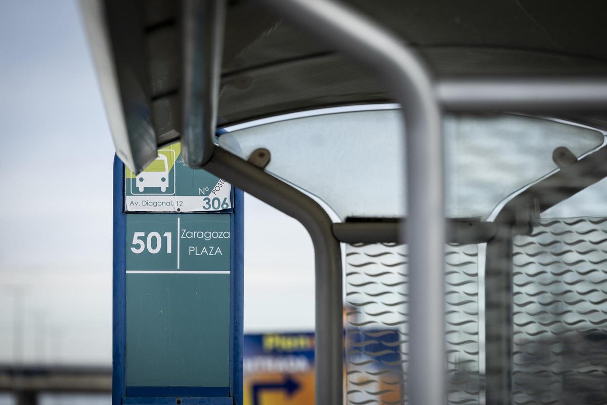 La línea de bus de Zaragoza-Plaza movió 485.755 usuarios durante el año pasado.