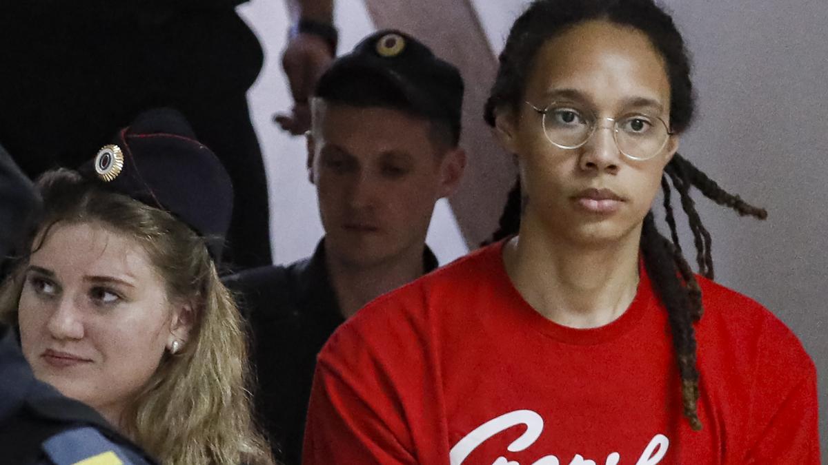 Brittney Griner hearing at Khimki City Court outside Moscow