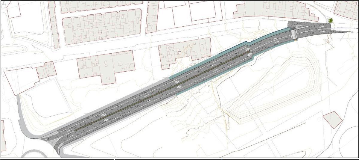 Proyecto para el desdoblamiento de la carretera de Almatriche.