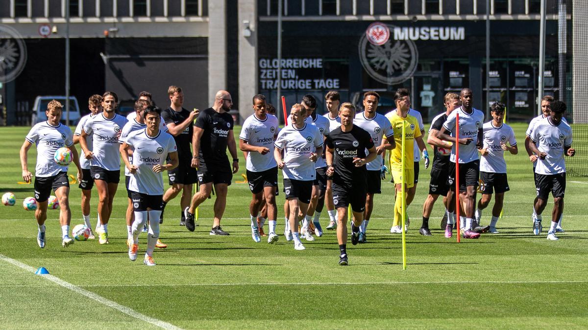 Eintracht Frankfurt training