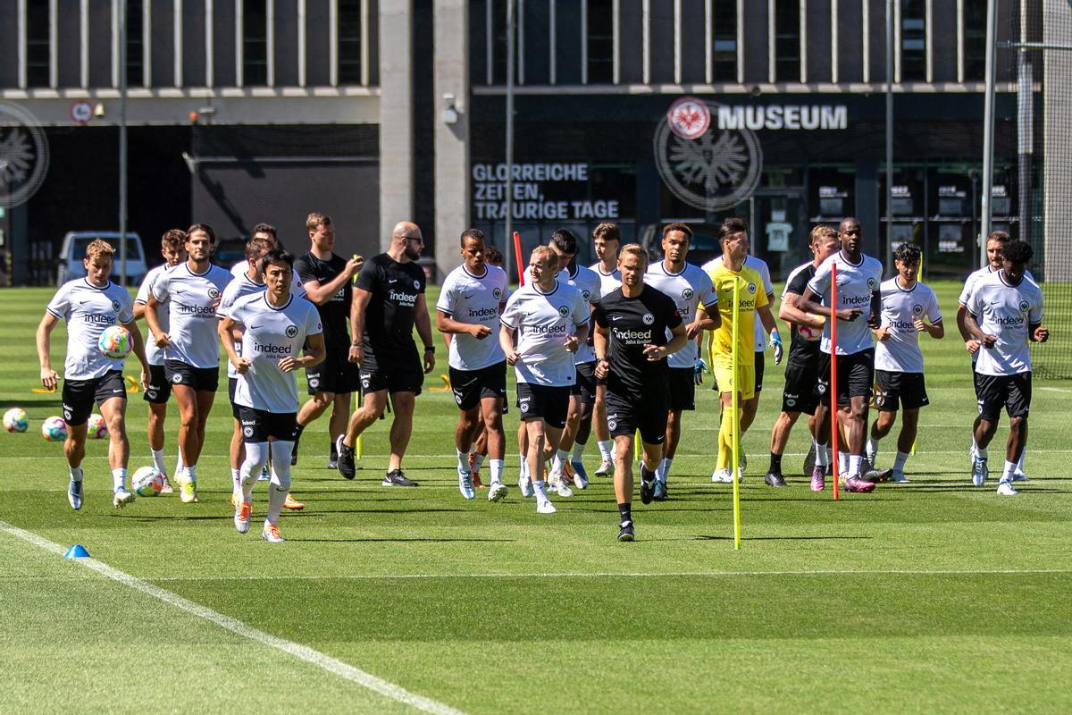 Eintracht Frankfurt training