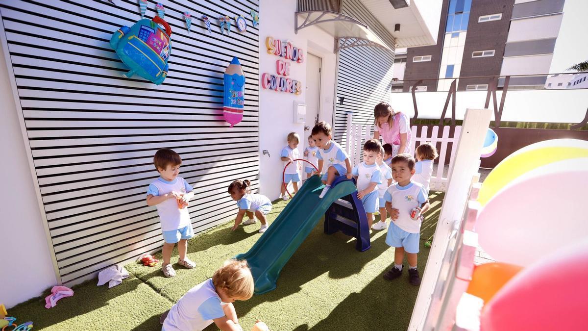 Inicio de curso en una escuela infantil.
