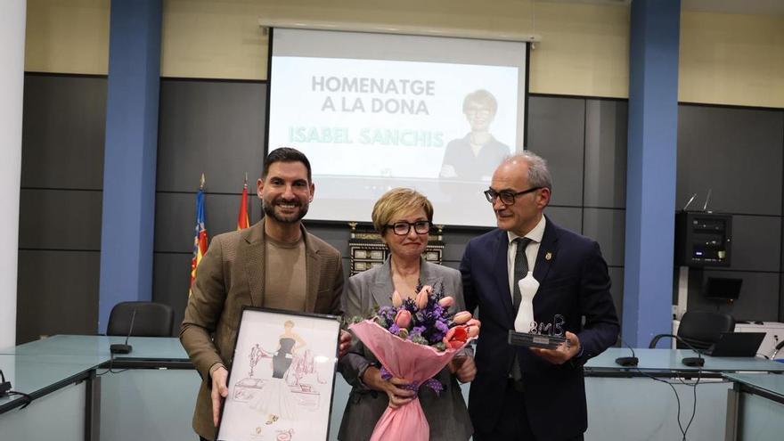 Isabel Sanchís, homenajeada en Benaguasil por su trayectoria y aportación al mundo de la moda