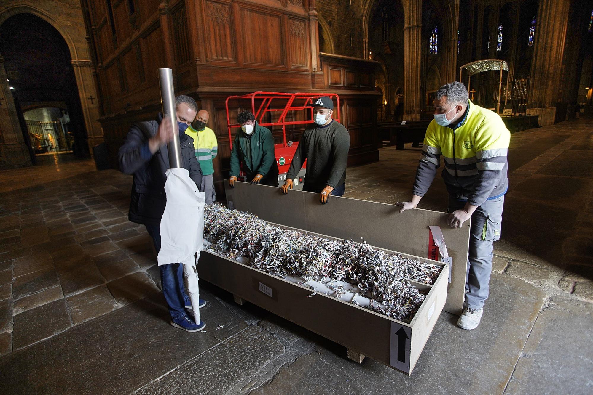 Fil a l’agulla per acabar l’orgue de la Catedral setanta-nou anys després