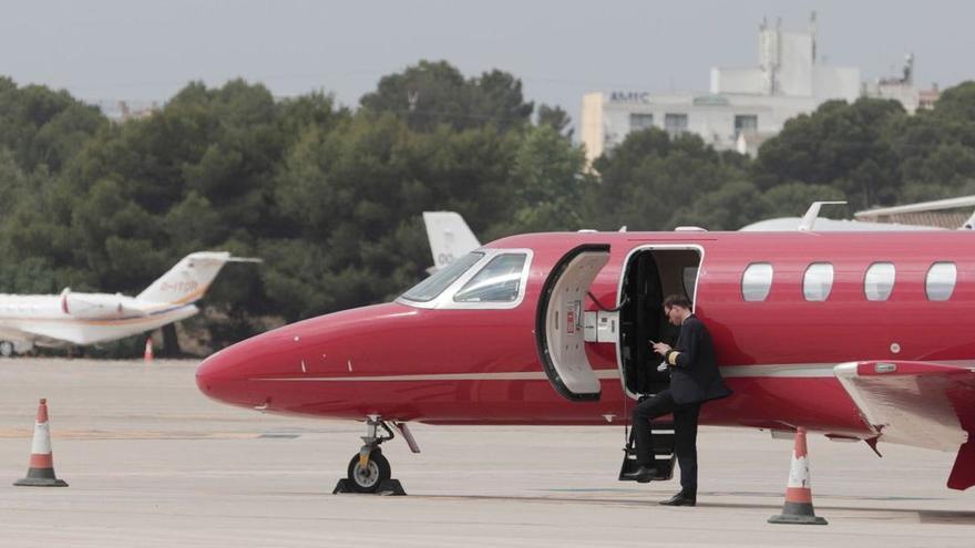 Am Flughafen von Mallorca landen immer mehr Privatflieger