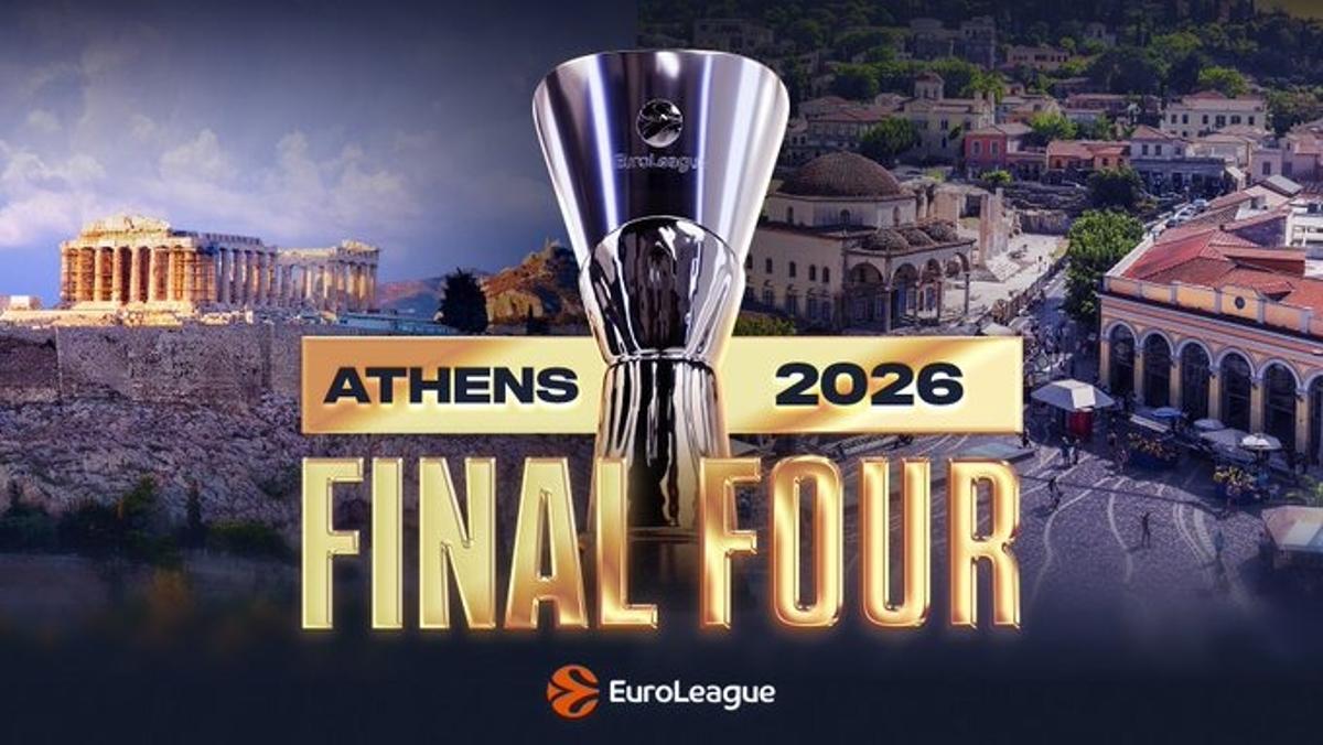 Atenas será sede de la Final Four de la Euroliga 2026