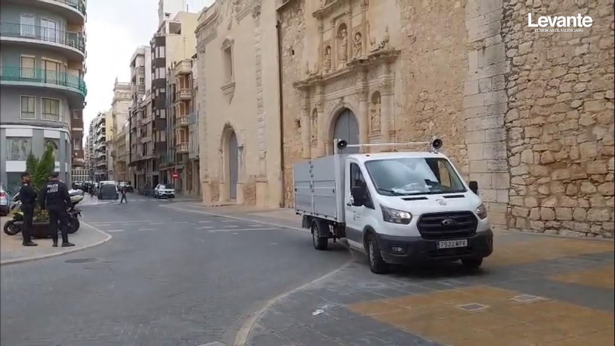 La megafonía anuncia en Algemesí las multas por conductas incívicas con los residuos